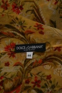 Dolce & Gabbana Floral Baroque Print Top – IT 44 - Image 6
