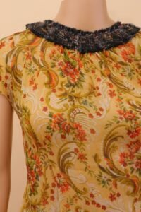 Dolce & Gabbana Floral Baroque Print Top – IT 44 - Image 4