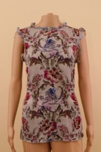 Dolce & Gabbana Floral Silk Blend Top – IT 42 - Image 2