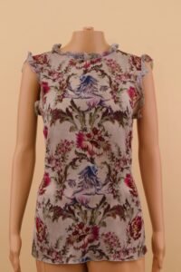 Dolce & Gabbana Floral Silk Blend Top – IT 42 - Image 4