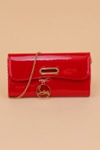 Christian Louboutin Patent-Leather Riviera Clutch - Image 5