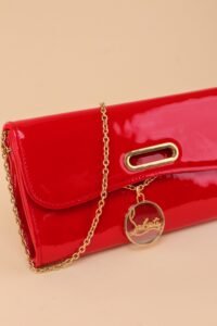 Christian Louboutin Patent-Leather Riviera Clutch - Image 3