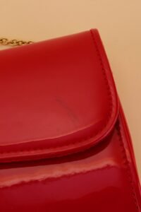 Christian Louboutin Patent-Leather Riviera Clutch - Image 8
