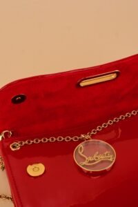 Christian Louboutin Patent-Leather Riviera Clutch - Image 6