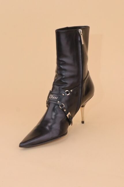 Dior Vintage Galliano Bondage Ankle Boots – EU 37