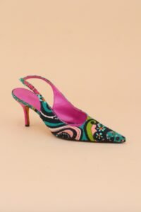 Dolce & Gabbana Printed Slingback Heels – EU 37