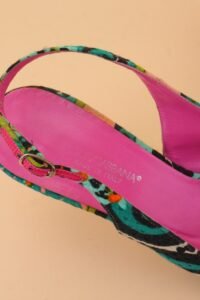 Dolce & Gabbana Printed Slingback Heels – EU 37 - Image 5