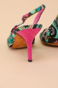 Dolce & Gabbana Printed Slingback Heels – EU 37 - Image 6