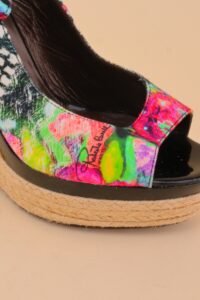 Roberto Cavalli Printed Wedge Espadrilles – IT 40 - Image 4