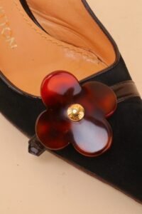 Louis Vuitton Flower Slingback Pumps 36.5 - Image 4