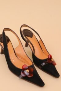 Louis Vuitton Flower Slingback Pumps 36.5 - Image 3
