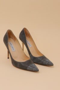Jimmy Choo Crystal Cap-Toe Pumps – Size 37 - Image 2