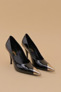 Saint Laurent Vernice Patent Maike Dream 90 Pumps - 35 - Image 3