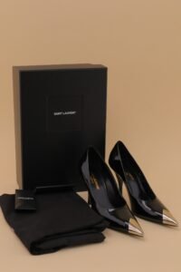 Saint Laurent Vernice Patent Maike Dream 90 Pumps - 35 - Image 2