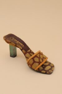 Chanel Vintage Giraffe Print Sandals – Size 35