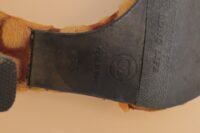 Chanel Vintage Giraffe Print Sandals – Size 35 - Image 11
