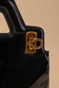 Salvatore Ferragamo Wanda Patent Leather Bag - Image 4