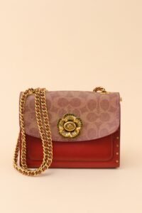 Coach Parker 18 Signature Canvas Shoulder Bag