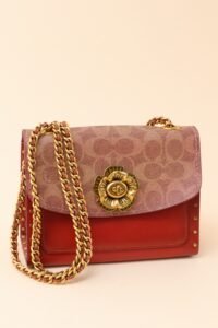 Coach Parker 18 Signature Canvas Shoulder Bag - Image 2