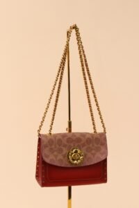 Coach Parker 18 Signature Canvas Shoulder Bag - Image 7