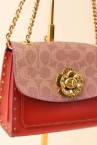 Coach Parker 18 Signature Canvas Shoulder Bag - Image 3