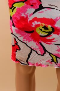 Roberto Cavalli S/S 2005 Floral Off-Shoulder Dress – S - Image 9