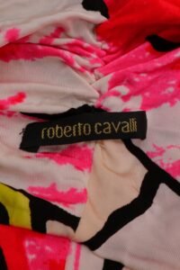 Roberto Cavalli S/S 2005 Floral Off-Shoulder Dress – S - Image 14