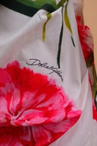 Dolce & Gabbana Floral One-Shoulder Dress – IT 44 - Image 4