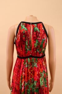 Roberto Cavalli Printed Pleated Maxi Dress – Size S - Image 6