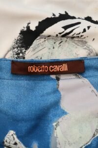 Roberto Cavalli Abstract Butterfly Print Dress – IT 40 - Image 5