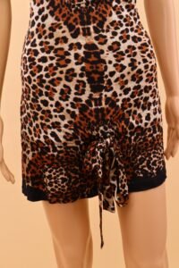 Roberto Cavalli Leopard Print Off-Shoulder Dress – Size L - Image 5