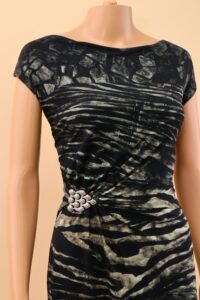 Roberto Cavalli Zebra Print Midi Dress – IT 46 - Image 3
