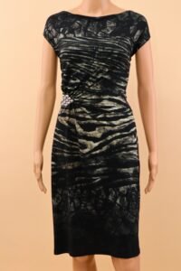 Roberto Cavalli Zebra Print Midi Dress – IT 46 - Image 2