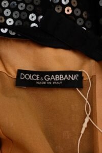 Dolce & Gabbana Sequin & Velvet Midi Dress – IT 42 - Image 7
