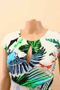 Roberto Cavalli Tropical Print Sheath Dress – IT 44 - Image 4