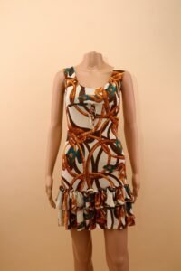Roberto Cavalli Golden Snake Mini Dress – S - Image 2
