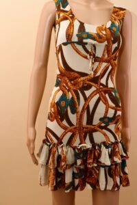 Roberto Cavalli Golden Snake Mini Dress – S - Image 4