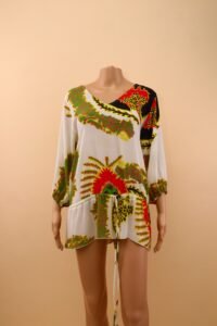 Roberto Cavalli Silk Blend Printed Tunic – XL - Image 2