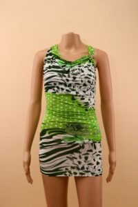 Roberto Cavalli Mixed Print Mini Dress – L