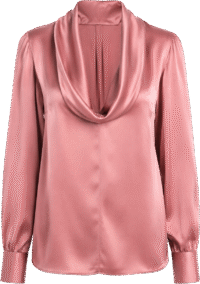 Dolce & Gabbana Draped Silk Satin Blouse – IT 40