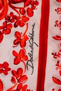 Dolce & Gabbana Majolica-print cotton halterneck dress – IT 48 - Image 8