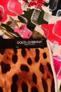 Dolce & Gabbana metallic floral jacquard mini dress – IT 42 - Image 5