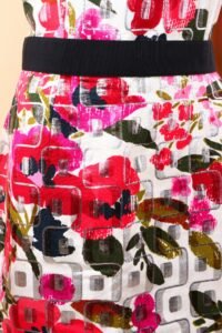 Dolce & Gabbana metallic floral jacquard mini dress – IT 42 - Image 4