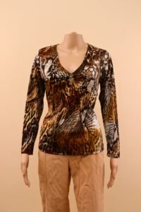 Roberto Cavalli Animal-Print Top - XXL - Image 2