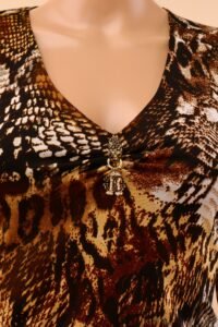 Roberto Cavalli Animal-Print Top - XXL - Image 4