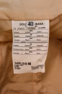 Dolce & Gabbana Beige Tailored Blazer – IT 40 - Image 6