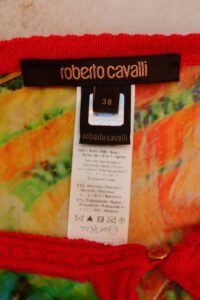 Roberto Cavalli Printed Silk Kaftan Blouse - IT 38 - Image 12