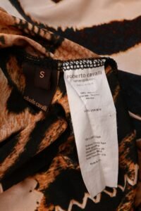 Roberto Cavalli Mixed Animal-Print Maxi Dress – S - Image 9