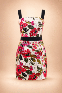 Dolce & Gabbana metallic floral jacquard mini dress – IT 42