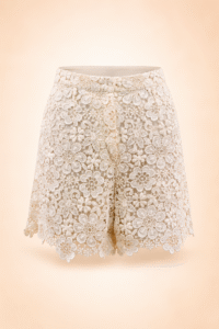 Dolce & Gabbana floral guipure lace shorts – IT 42